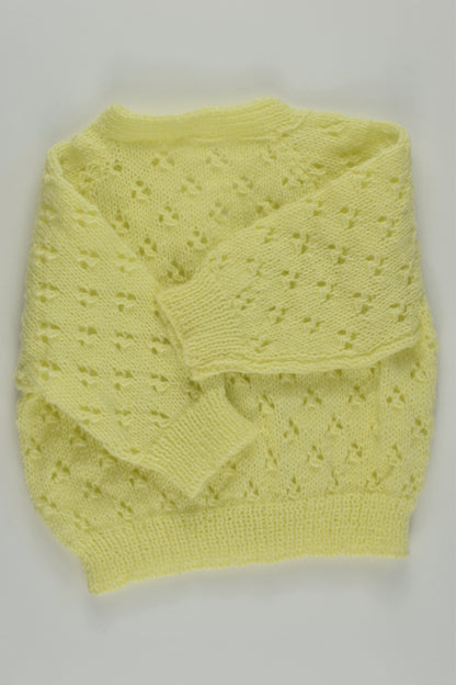 Handmade Size approx 00 Knit Cardigan