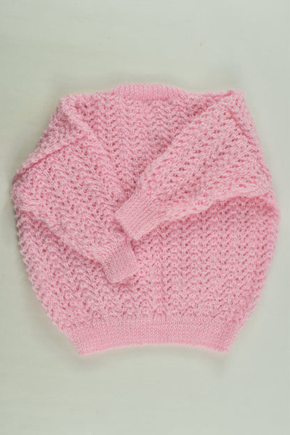 Handmade Size approx 00 Knit Cardigan