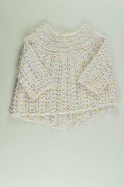 Handmade Size approx 00 Knit Cardigan