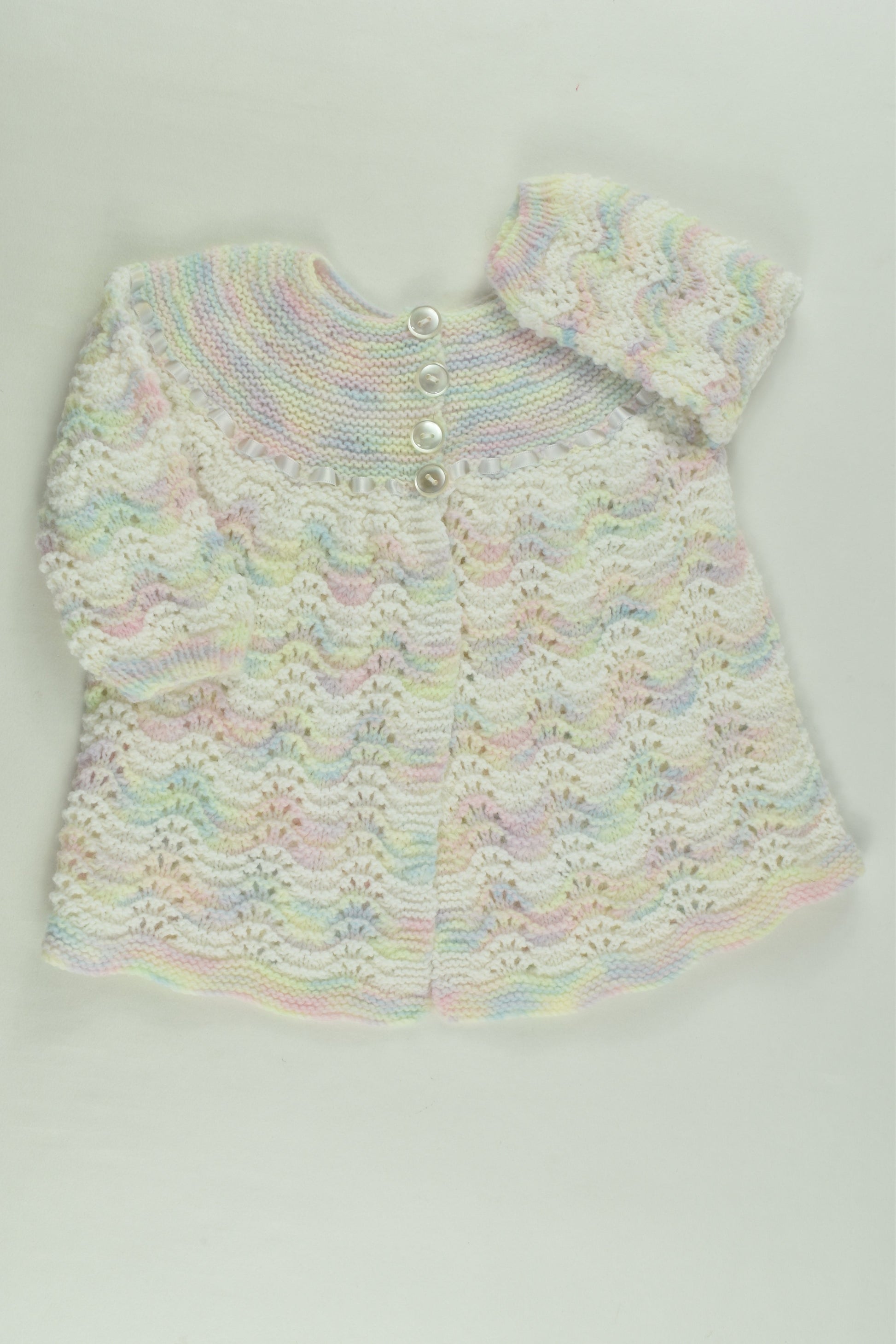 Handmade Size approx 00 Knit Cardigan