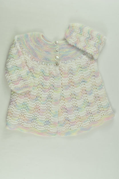 Handmade Size approx 00 Knit Cardigan
