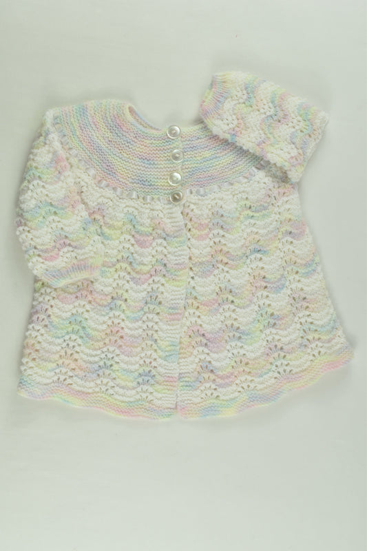 Handmade Size approx 00 Knit Cardigan