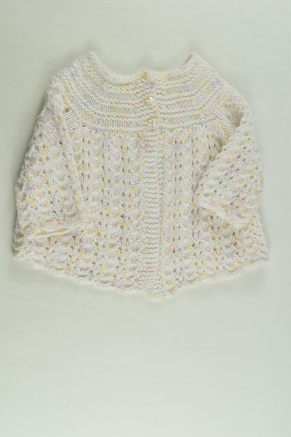Handmade Size approx 00 Knit Cardigan