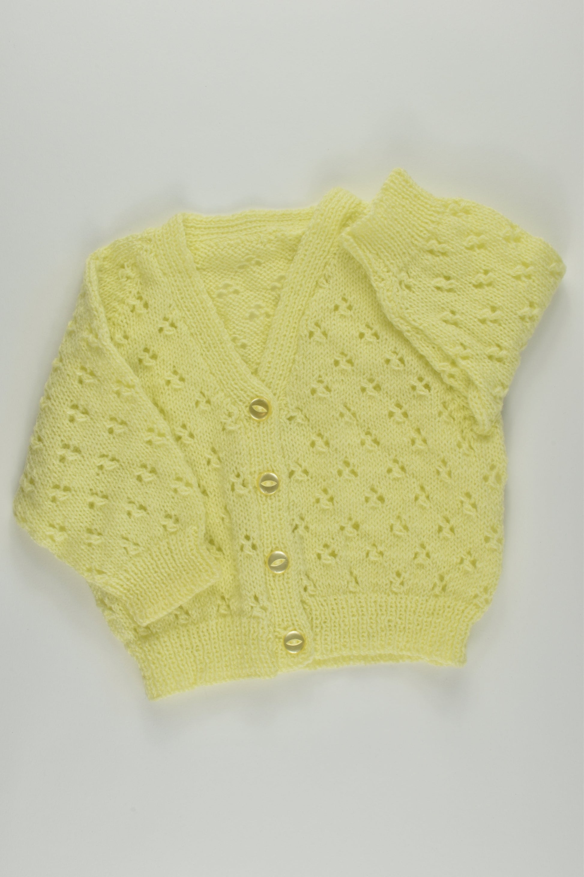 Handmade Size approx 00 Knit Cardigan