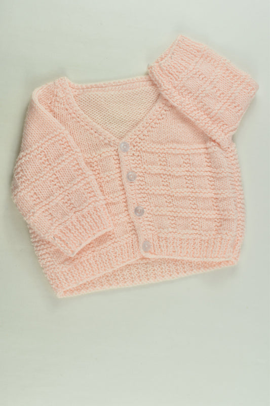 Handmade Size approx 00 Knit Cardigan