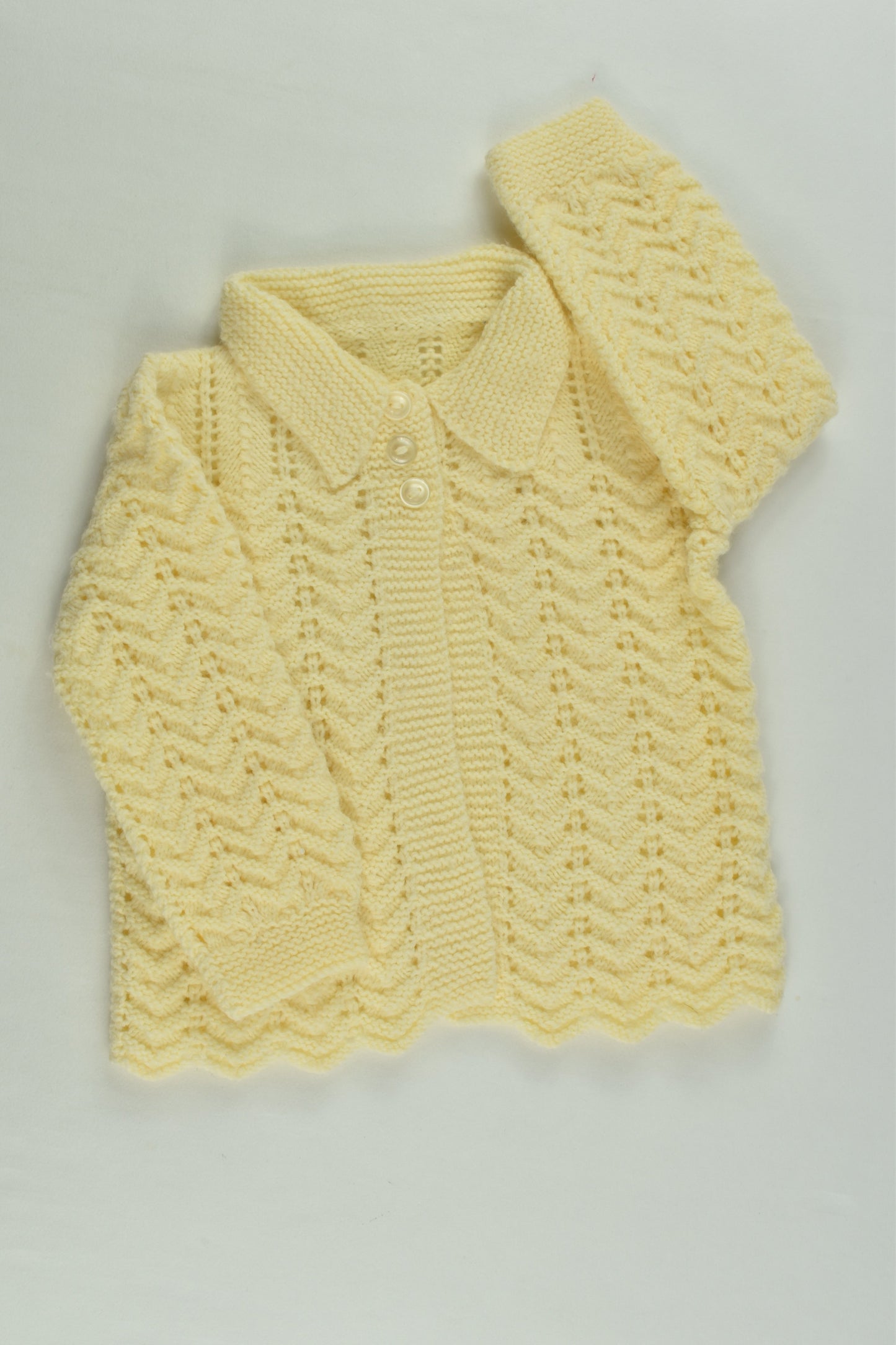 Handmade Size approx 00 Knit Cardigan
