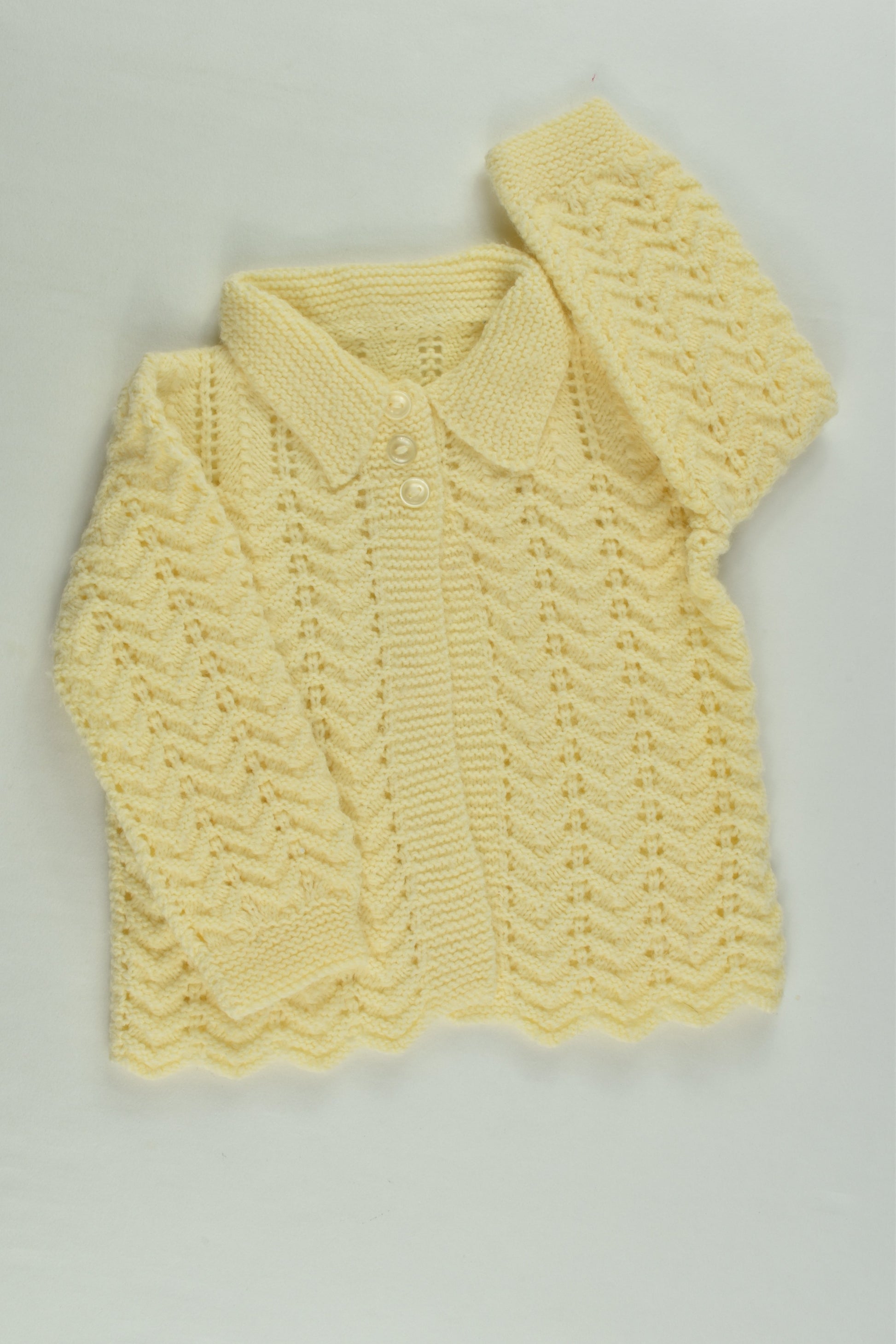 Handmade Size approx 00 Knit Cardigan