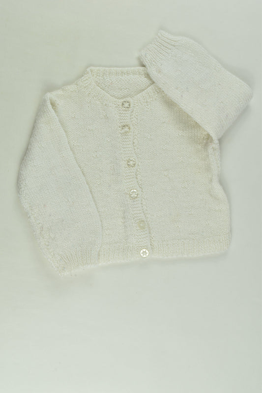 Handmade Size approx 00 Knit Cardigan