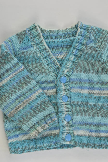 Handmade Size approx 00 Knitted Cardigan