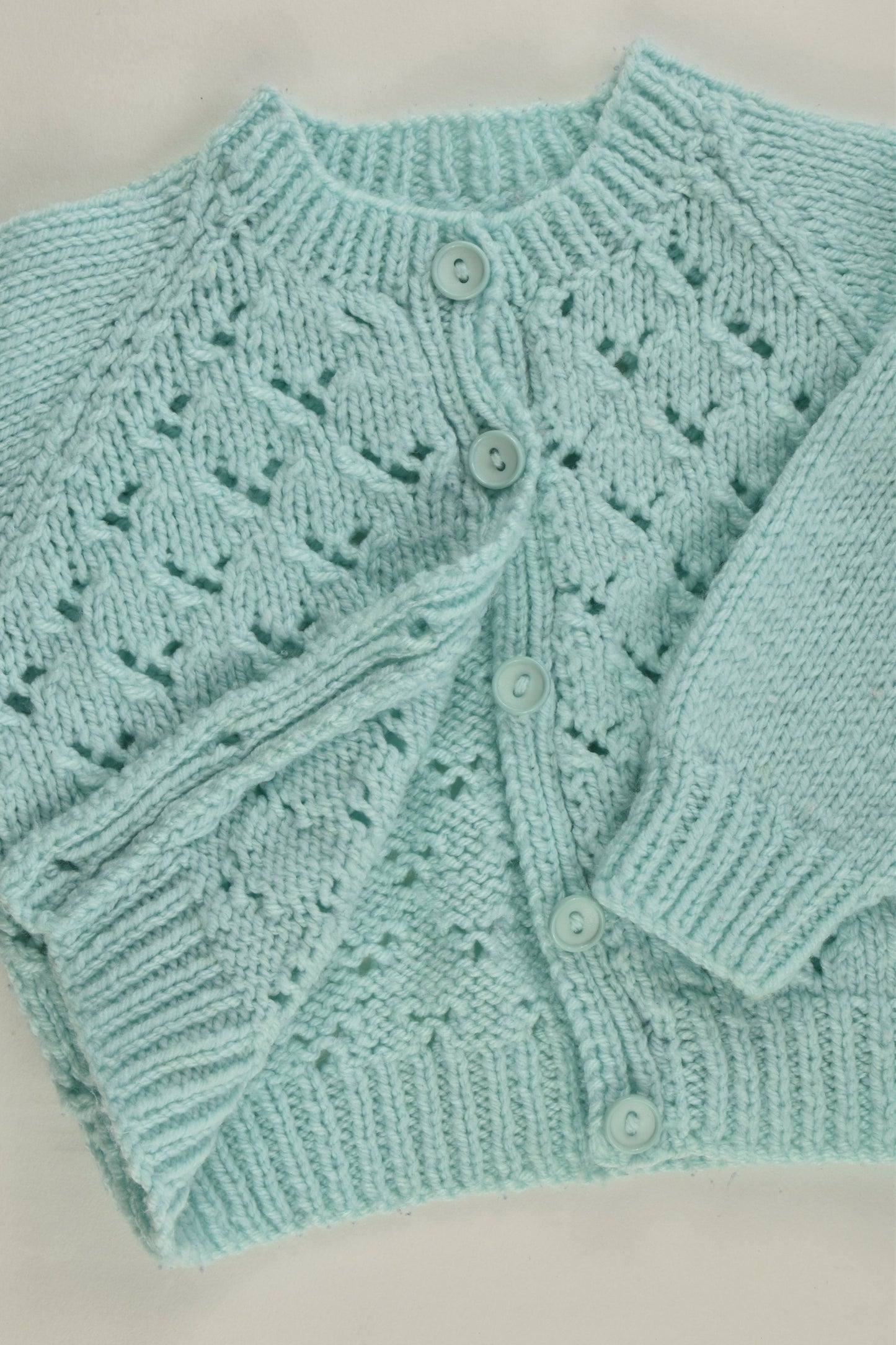 Handmade Size approx 00 Knitted Cardigan