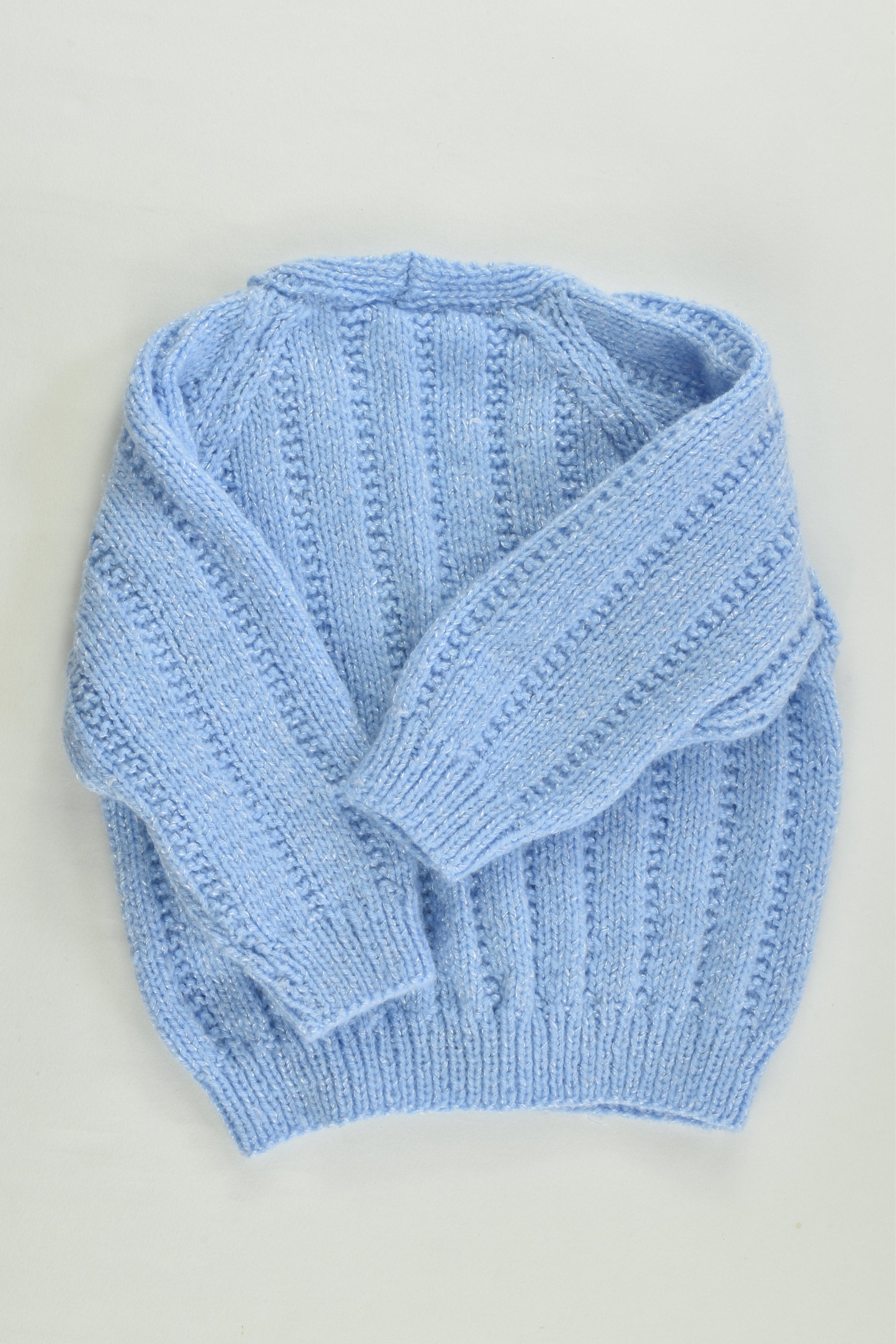 Handmade Size approx 00 Knitted Cardigan
