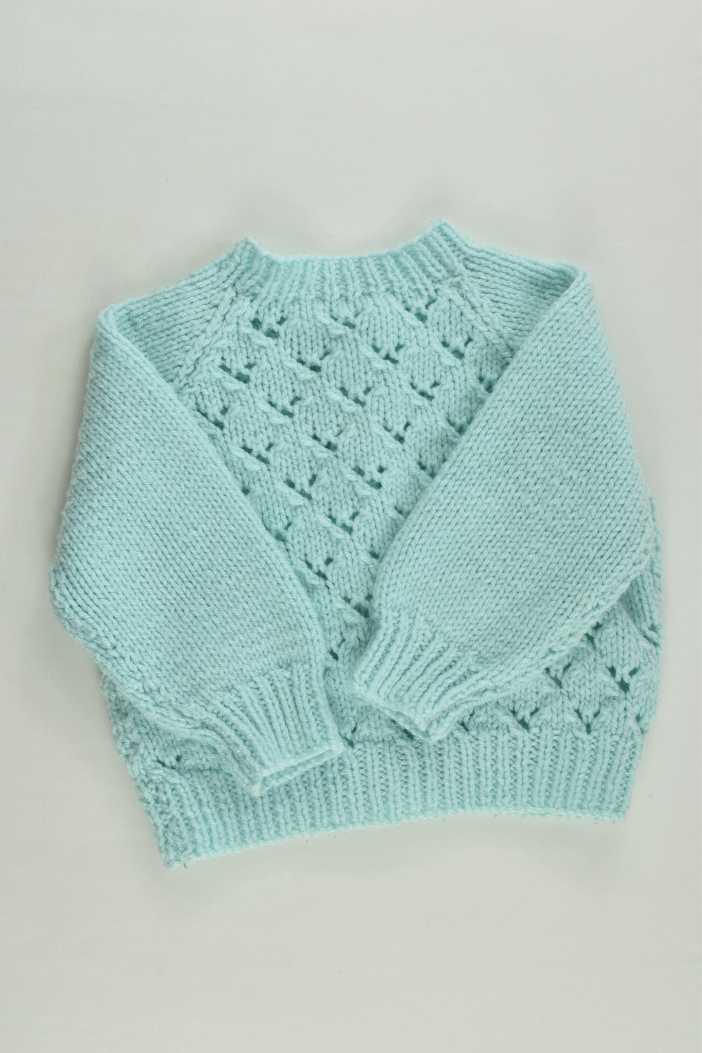 Handmade Size approx 00 Knitted Cardigan