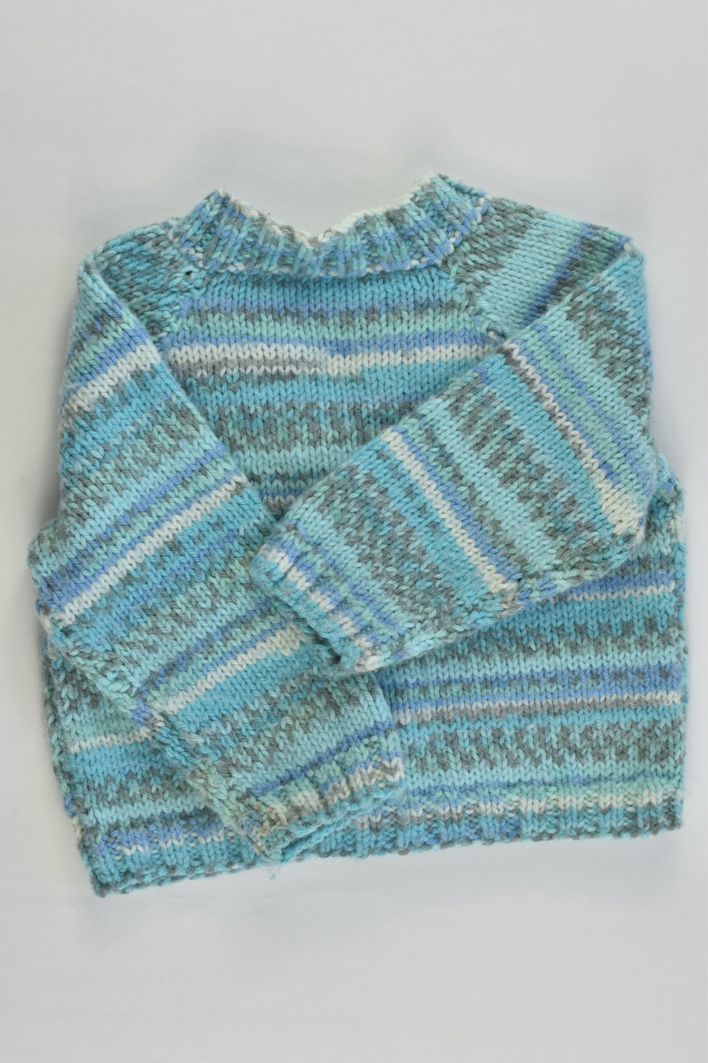 Handmade Size approx 00 Knitted Cardigan