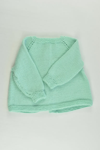 Handmade Size approx 00 Knitted Cardigan