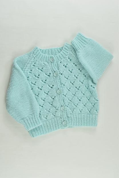 Handmade Size approx 00 Knitted Cardigan