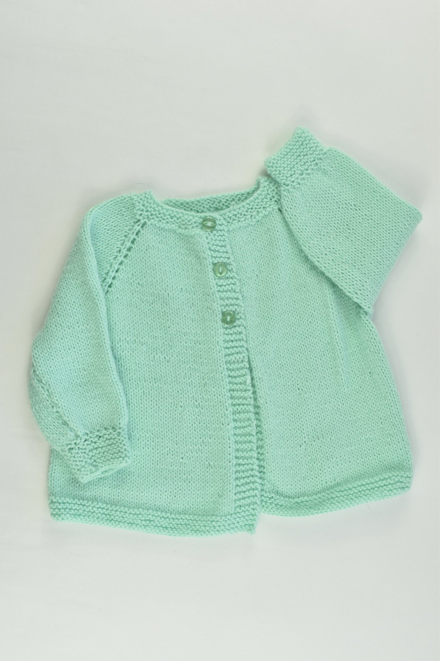 Handmade Size approx 00 Knitted Cardigan