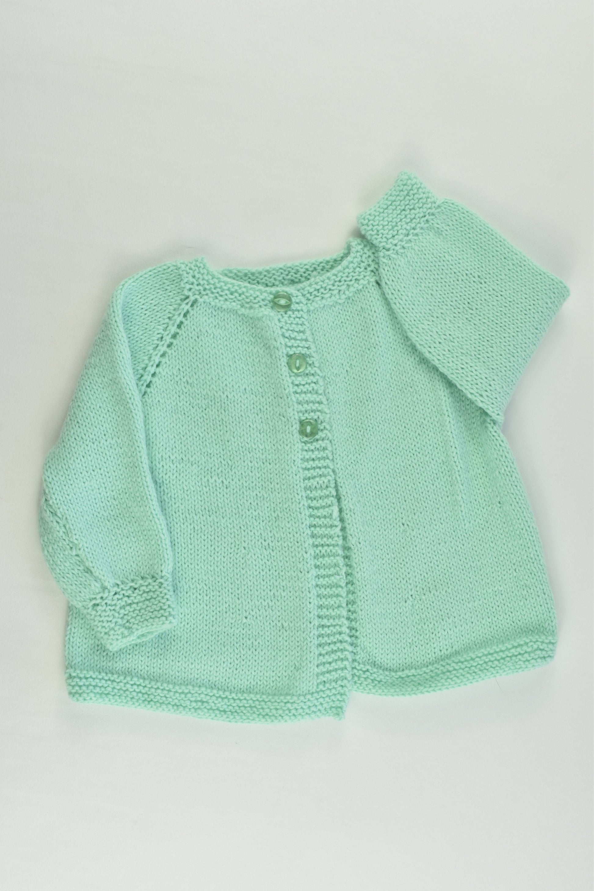 Handmade Size approx 00 Knitted Cardigan