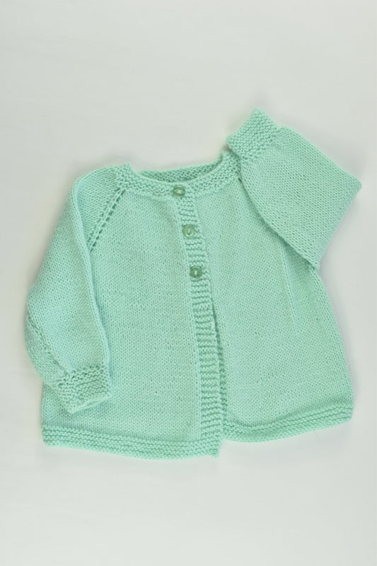 Handmade Size approx 00 Knitted Cardigan