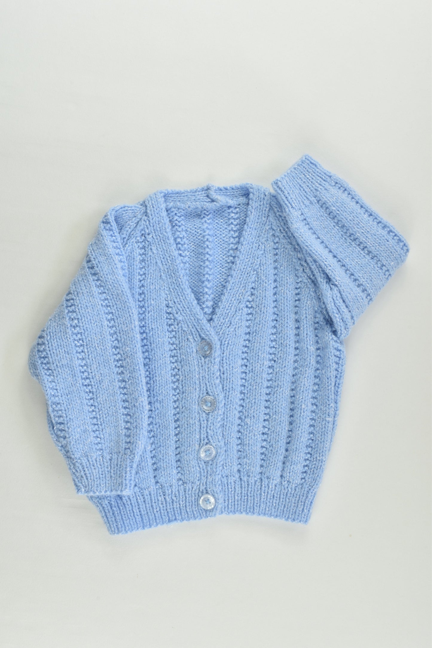 Handmade Size approx 00 Knitted Cardigan