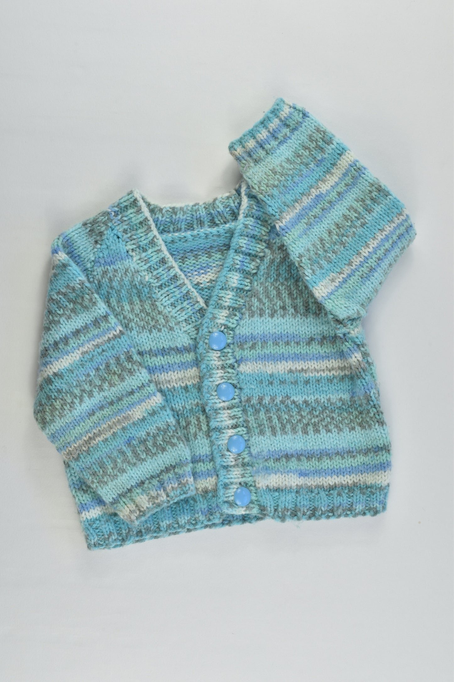 Handmade Size approx 00 Knitted Cardigan