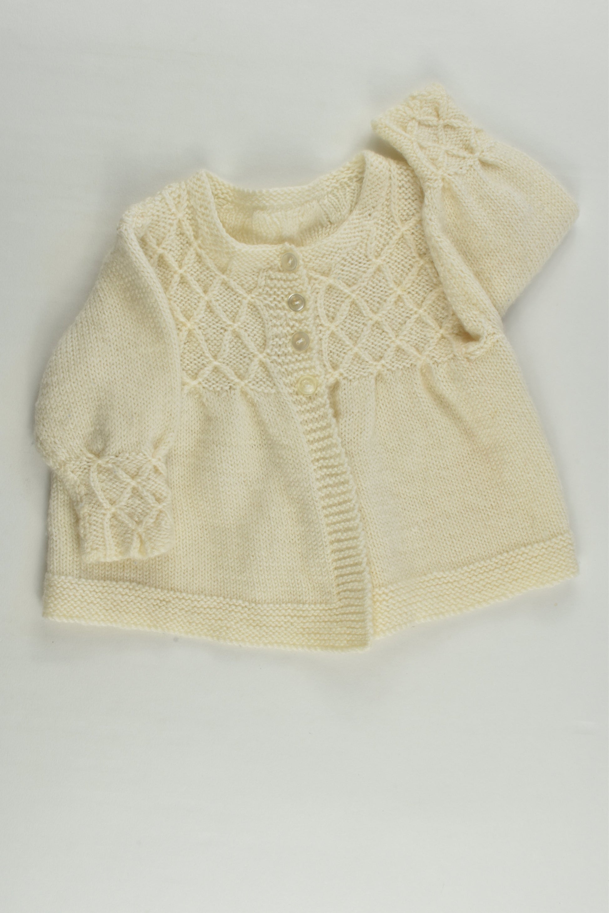 Handmade Size approx 000-00 Knitted Cardigan