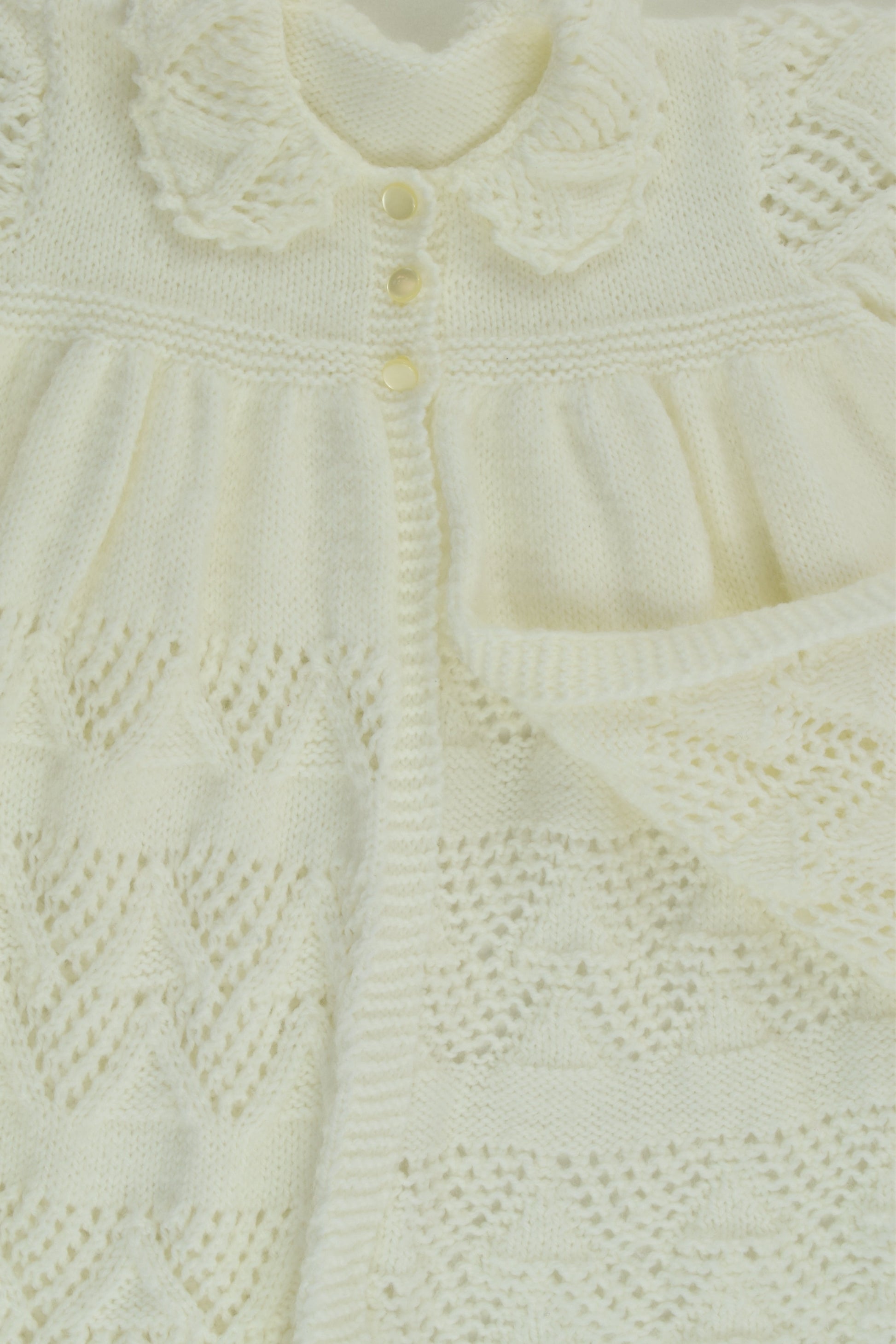 Handmade Size approx 000 Knit Cardigan Dress