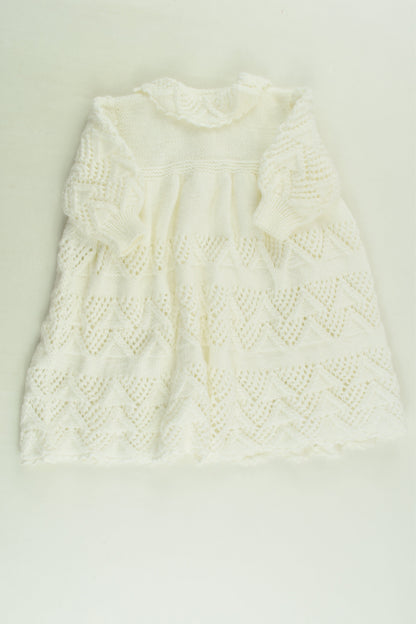 Handmade Size approx 000 Knit Cardigan Dress