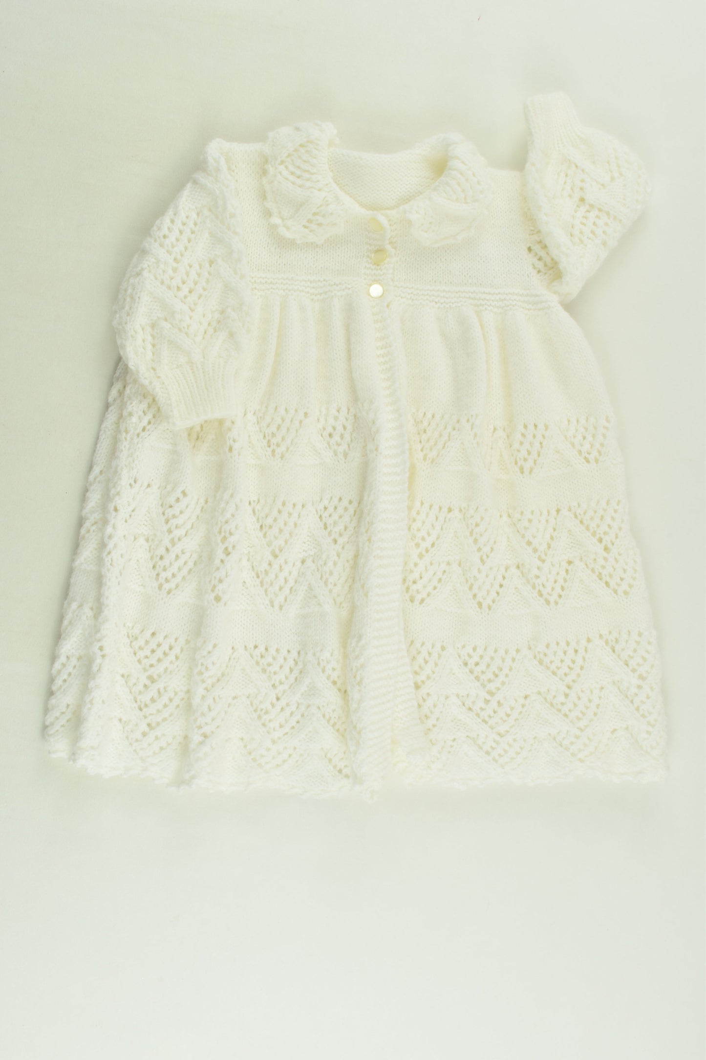 Handmade Size approx 000 Knit Cardigan Dress