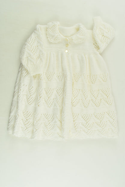 Handmade Size approx 000 Knit Cardigan Dress