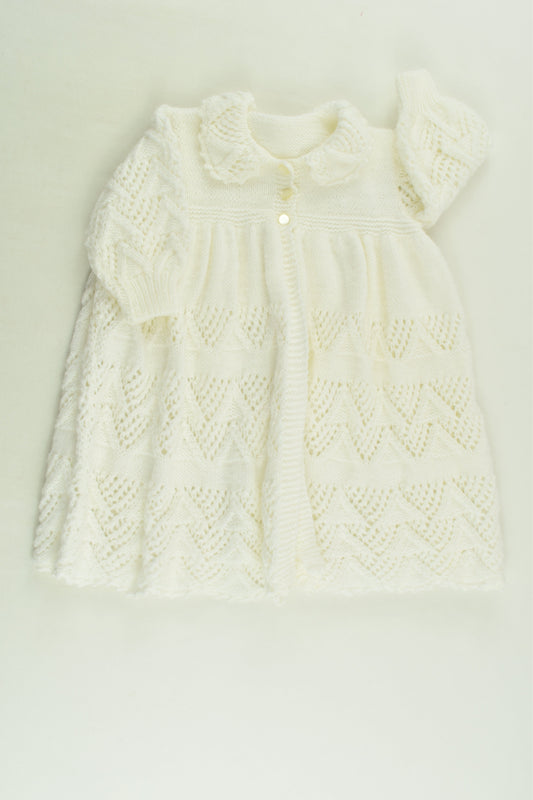 Handmade Size approx 000 Knit Cardigan Dress