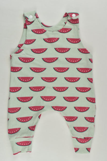 Handmade Size approx 000 Watermelon Overalls