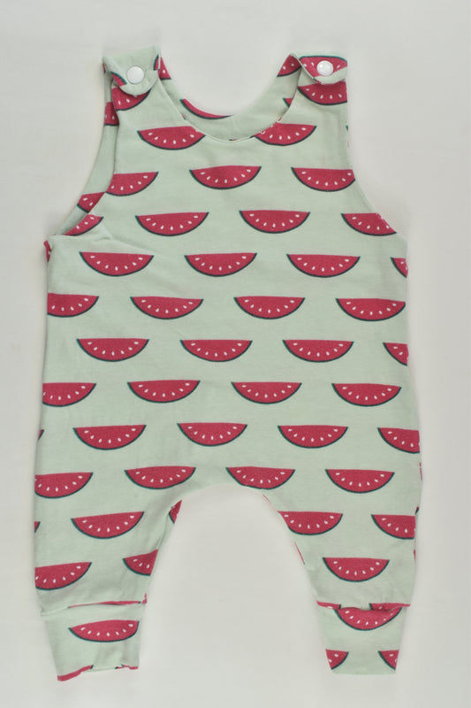 Handmade Size approx 000 Watermelon Overalls