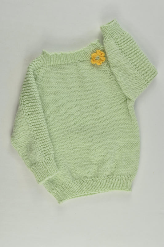 Handmade Size approx 0000-00 Knit Jumper