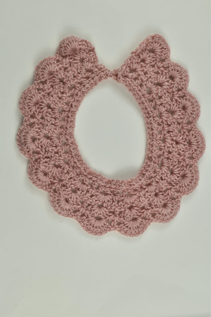 Handmade Size approx 1-2 Knit Collar Bib
