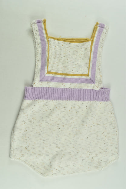 Handmade Size approx 1-2 Knit Romper