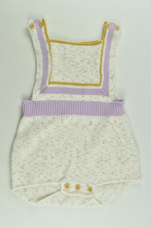 Handmade Size approx 1-2 Knit Romper