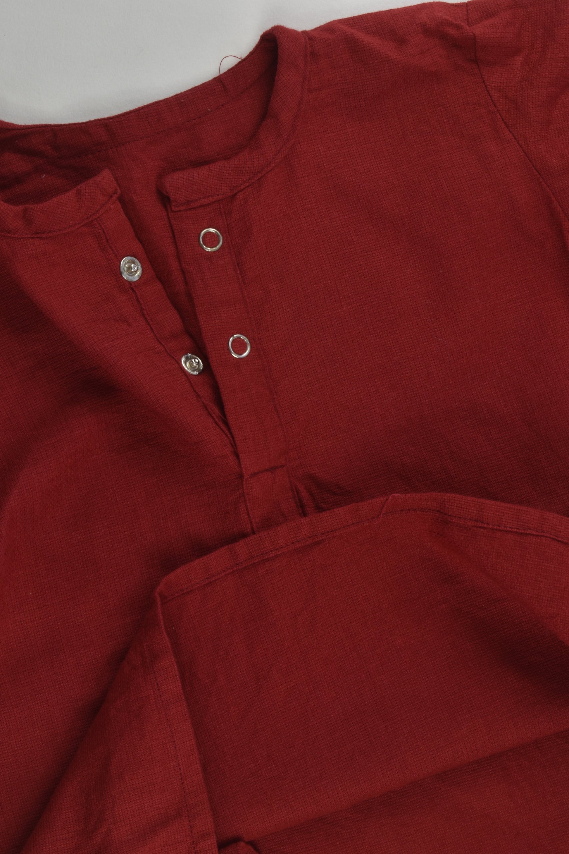 Handmade Size approx 1-2 Linen-feel Shirt