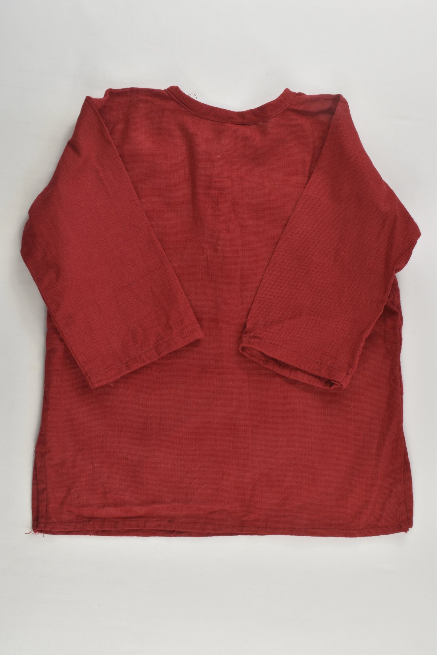 Handmade Size approx 1-2 Linen-feel Shirt
