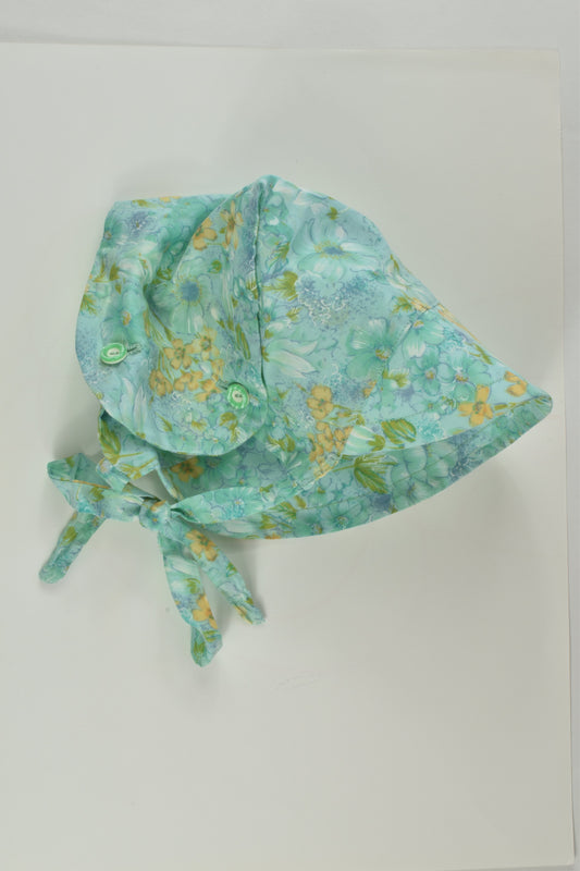 Handmade Size approx 1-3 Floral Hat