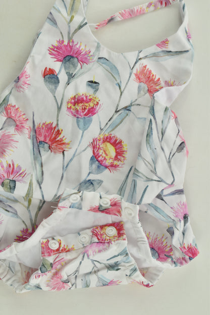 Handmade Size approx 1 Floral Bubble Romper