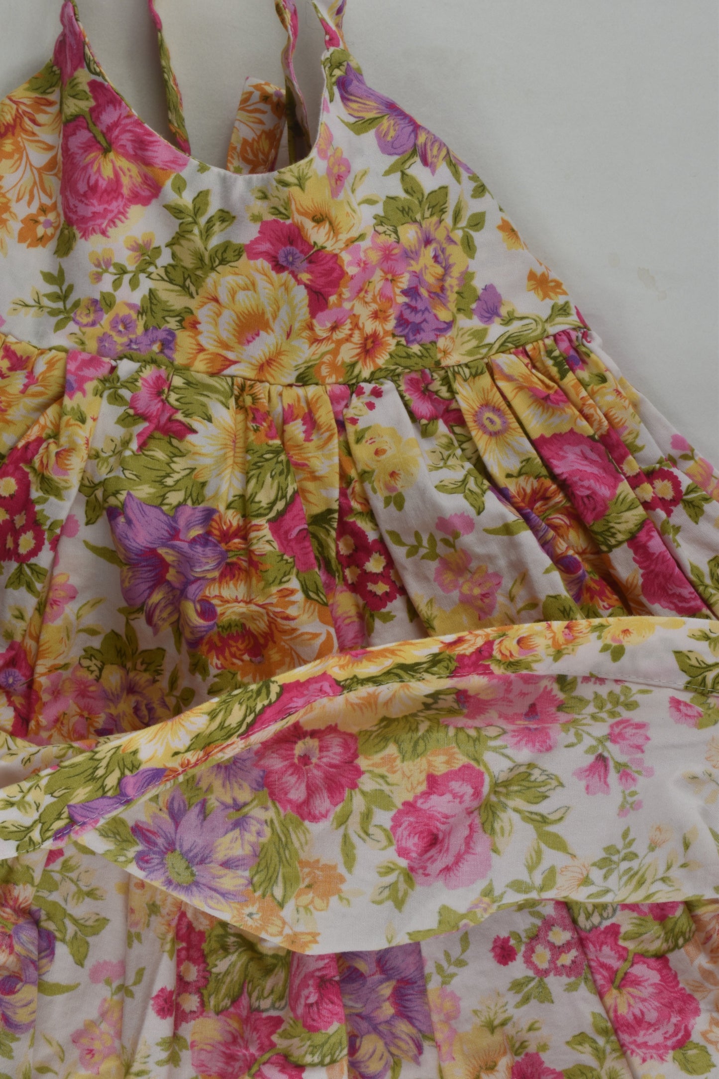 Handmade Size approx 1 Floral Dress