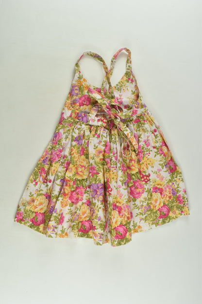 Handmade Size approx 1 Floral Dress