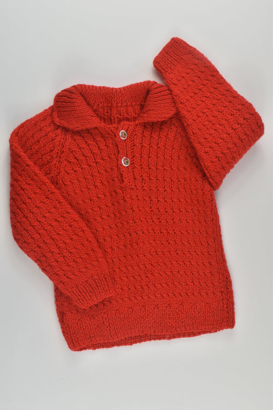 Handmade Size approx 1 Knit Jumper