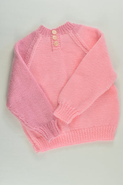 Handmade Size approx 1 Knitted Jumper