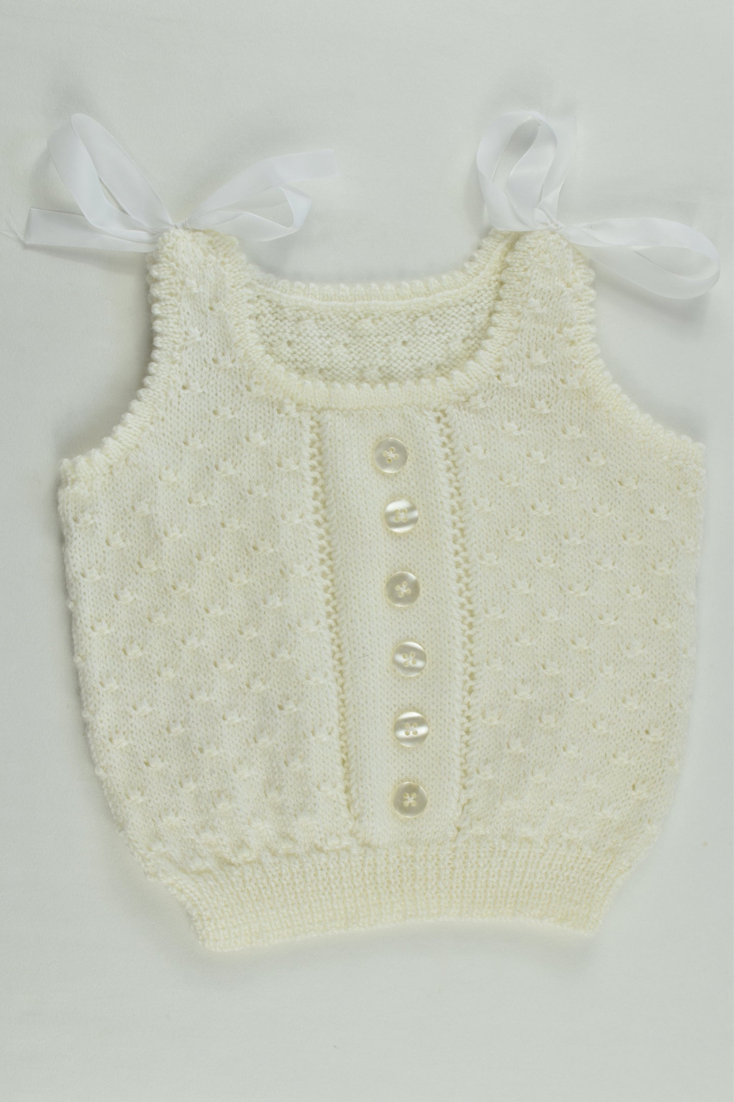 Handmade Size approx 1 Knitted Vest