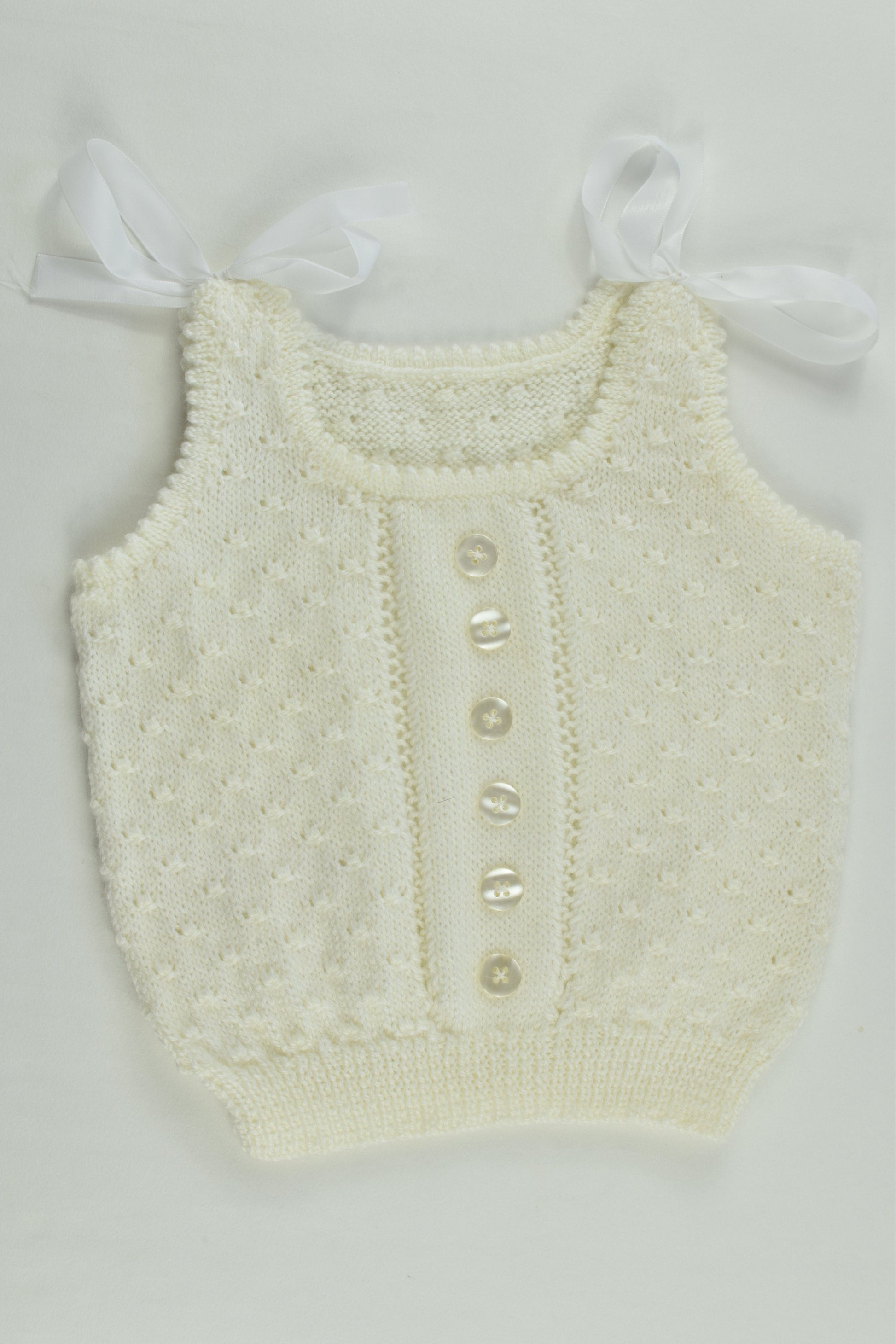 Handmade Size approx 1 Knitted Vest