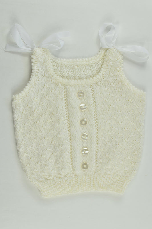 Handmade Size approx 1 Knitted Vest
