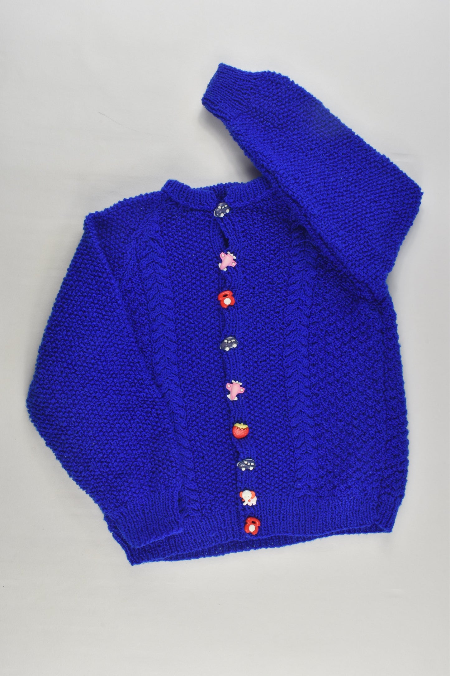 Handmade Size approx 2-3 Knit Cardigan