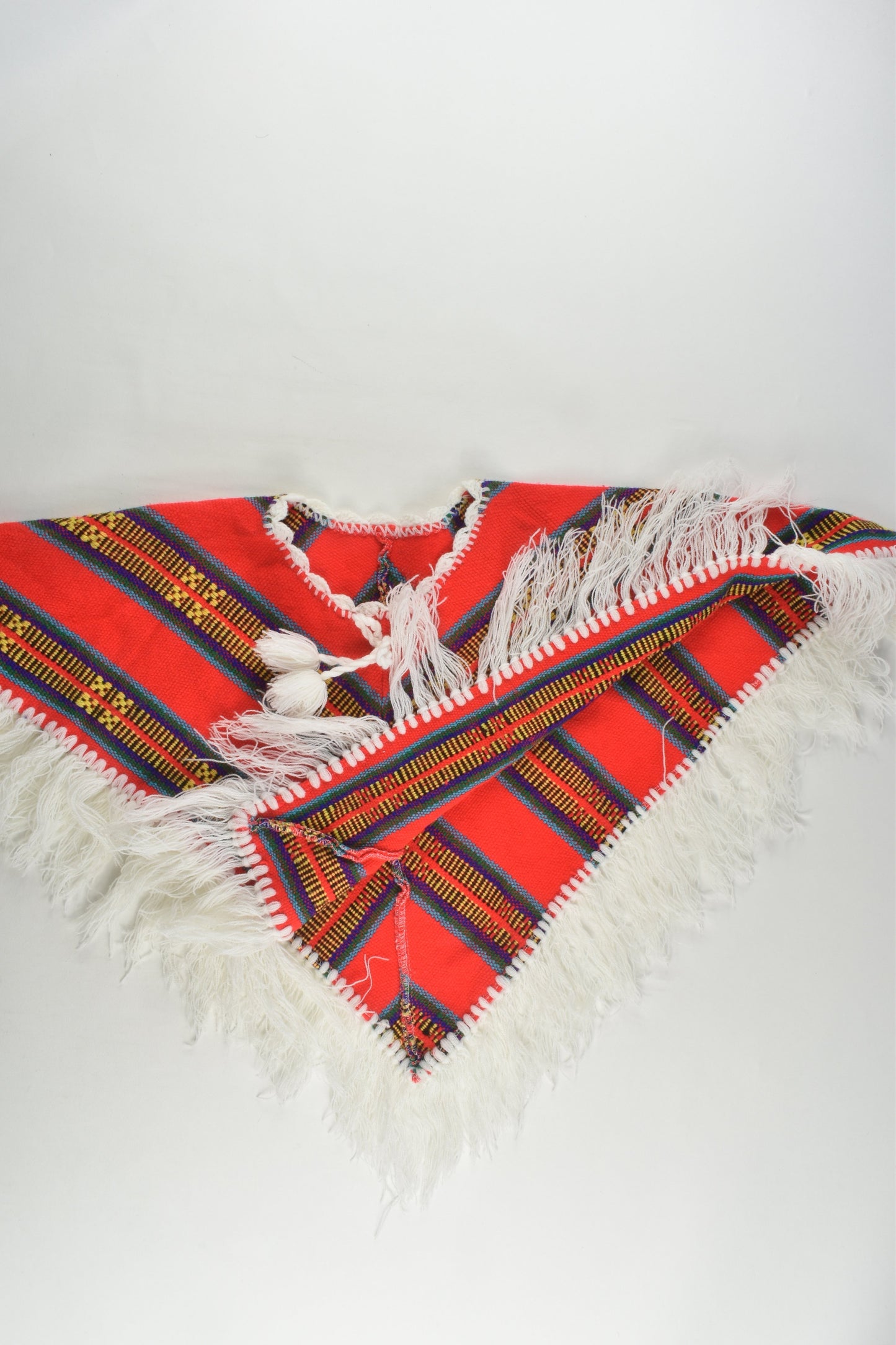 Handmade Size approx 2-4 Peruvian Style Poncho
