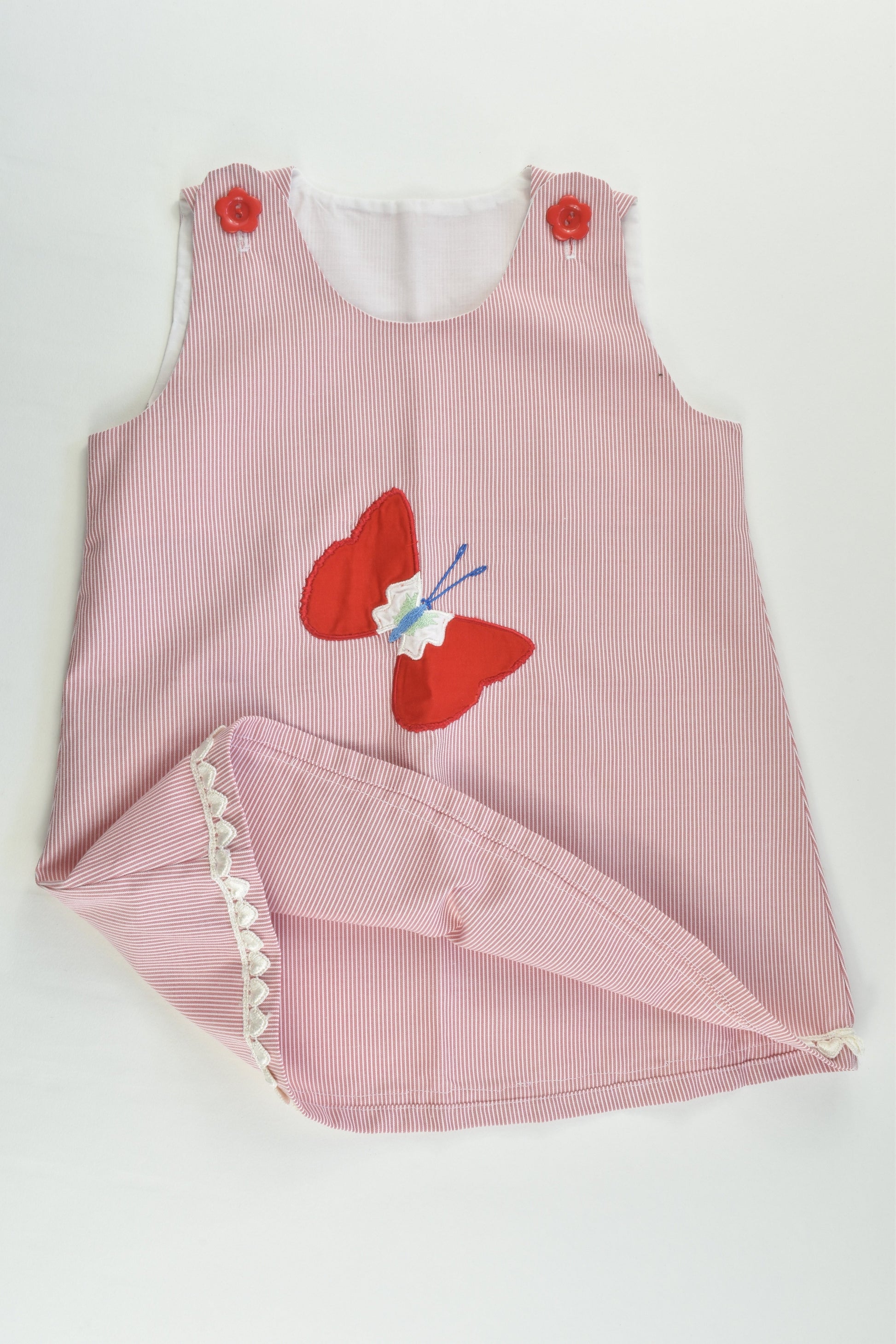 Handmade Size approx 2 Butterfly Dress